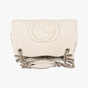 Secondhand Gucci Soho White Leather 308982 shoulderbag | stylenewstar
