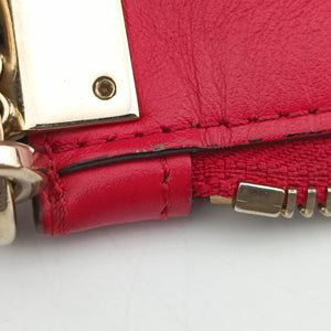 Secondhand VERSACE La Medusa Red Leather shoulderbag | stylenewstar