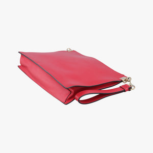 Secondhand VERSACE La Medusa Red Leather shoulderbag | stylenewstar