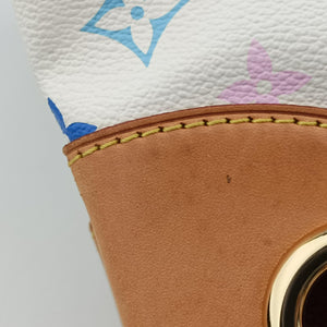 Pre-owned Louis Vuitton URSULA White Monogram Multicolor M40123 shoulderbag | stylenewstar