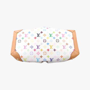 Pre-owned Louis Vuitton URSULA White Monogram Multicolor M40123 shoulderbag | stylenewstar