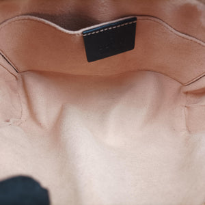 Pre-owned Gucci Ophidia Red×Black Suede× Leather 517076 bum bag/waist bag | stylenewstar