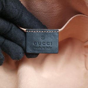 Pre-owned Gucci Ophidia Red×Black Suede× Leather 517076 bum bag/waist bag | stylenewstar