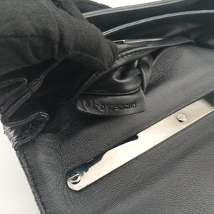 Pre-owned Valentino Rockstud Va Va Voom Black Ponyhair×Leather×Snakeskin shoulderbag | stylenewstar