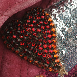 Secondhand Gucci GG Marmont Pink Velour×Sequins 443497 shoulderbag | stylenewstar