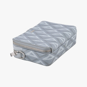 Secondhand Christian Dior messenger pouch Gray×Multicolour Leather shoulderbag | stylenewstar