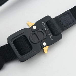 Secondhand Christian Dior saddle Navy x Gray Jacquard bum bag/waist bag | stylenewstar