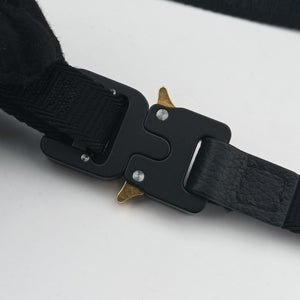 Secondhand Christian Dior saddle Navy x Gray Jacquard bum bag/waist bag | stylenewstar