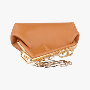 Pre-owned Fendi First small Brown Leather 8BP129 shoulderbag | stylenewstar