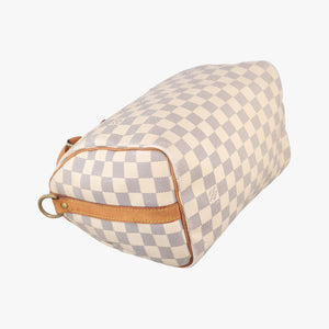 Pre-owned Louis Vuitton SPEEDY 25 AZUR Damier Canvas N41534 bostonbag | stylenewstar