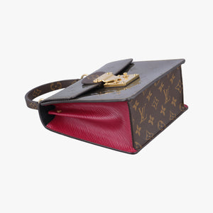 Pre-owned Louis Vuitton Spring Street PM CHAMPAGNE METALLISE Vernis M90502 shoulderbag | stylenewstar