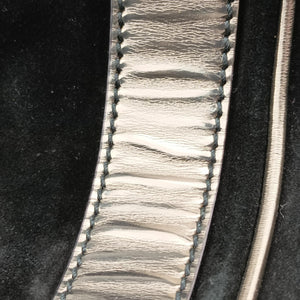 Pre-owned Dolce & Gabbana Tote Black × Gold Suede × Leather shoulderbag | stylenewstar