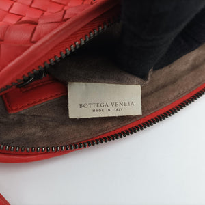 Vintage Bottega Veneta NODINI Intrecciato Orange lambskin shoulderbag | stylenewstar