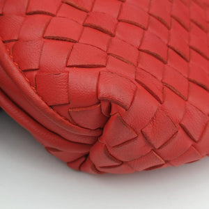 Vintage Bottega Veneta NODINI Intrecciato Orange lambskin shoulderbag | stylenewstar