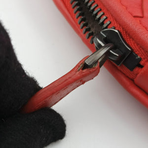 Vintage Bottega Veneta NODINI Intrecciato Orange lambskin shoulderbag | stylenewstar