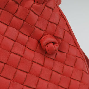 Vintage Bottega Veneta NODINI Intrecciato Orange lambskin shoulderbag | stylenewstar