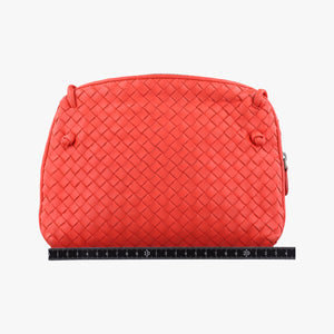 Vintage Bottega Veneta NODINI Intrecciato Orange lambskin shoulderbag | stylenewstar