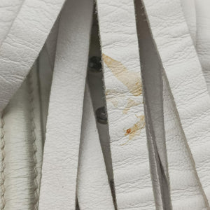 Vintage Prada Gaufre Logo Flap Grey Leather shoulderbag | stylenewstar