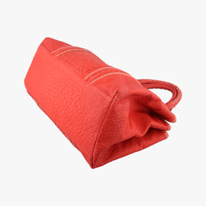 Pre-owned Bottega Veneta Roma Stitch Intrecciato Red Lambskin handbag | stylenewstar