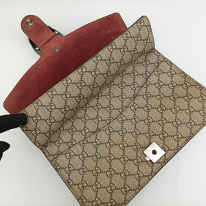 Secondhand Gucci Dionysus beige×red×multicolor PVC coated canvas 400249 shoulderbag | stylenewstar
