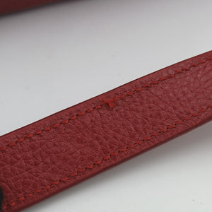 Vintage Yves Saint Laurent COLLEGE Red Caviar Leather 428056 shoulderbag | stylenewstar