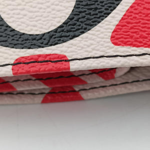 Pre-owned Louis Vuitton Crafty OnTheGo GM Crème Rouge Monogram Giant M45358 shoulderbag | stylenewstar