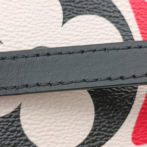 Pre-owned Louis Vuitton Crafty OnTheGo GM Crème Rouge Monogram Giant M45358 shoulderbag | stylenewstar