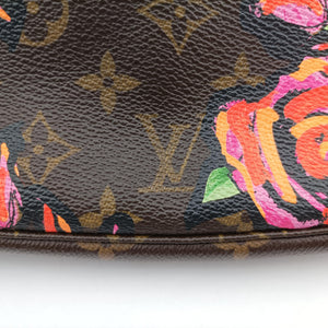 Pre-owned Louis Vuitton Pochette Accessoires brown×multi Monogram Canvas M48615 handbag | stylenewstar