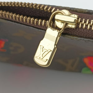 Pre-owned Louis Vuitton Pochette Accessoires brown×multi Monogram Canvas M48615 handbag | stylenewstar