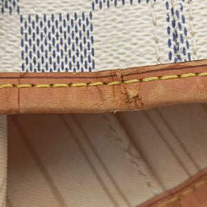 Pre-owned Louis Vuitton NEVERFULL MM Azur Damier Canvas N51107 handbag | stylenewstar