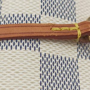 Pre-owned Louis Vuitton NEVERFULL MM Azur Damier Canvas N51107 handbag | stylenewstar