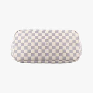 Pre-owned Louis Vuitton NEVERFULL MM Azur Damier Canvas N51107 handbag | stylenewstar