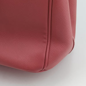 Pre-owned Prada Galleria Pink SAFFIANO Leather BN1801 handbag | stylenewstar