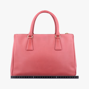 Pre-owned Prada Galleria Pink SAFFIANO Leather BN1801 handbag | stylenewstar