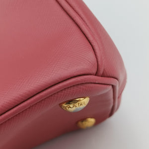 Pre-owned Prada Galleria Pink SAFFIANO Leather BN1801 handbag | stylenewstar