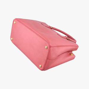 Pre-owned Prada Galleria Pink SAFFIANO Leather BN1801 handbag | stylenewstar