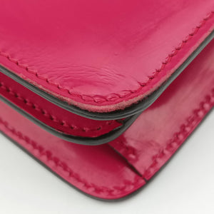 Vintage Gucci Interlocking G Red Patent Leather 387609 shoulderbag | stylenewstar