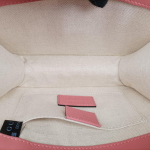 Pre-owned Gucci Pearly Peony Pink Leather 432682 shoulderbag | stylenewstar