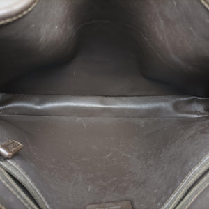 Pre-owned Gucci Jackie Brown Canvas × Leather 001 33 shoulderbag | stylenewstar