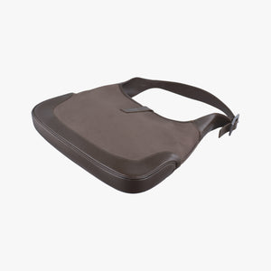 Pre-owned Gucci Jackie Brown Canvas × Leather 001 33 shoulderbag | stylenewstar