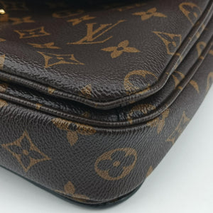Pre-owned Louis Vuitton Pochette Metis Monogram/Brown Monogram Canvas M44668 shoulderbag | stylenewstar