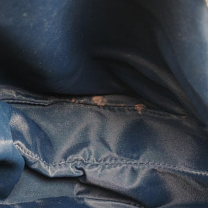 Pre-owned Christian Dior Saddle Navy x Gray Jacquard shoulderbag | stylenewstar