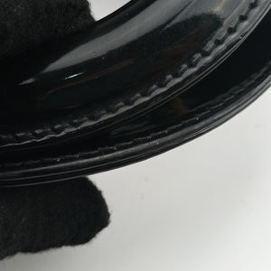 Pre-owned Christian Dior Lady Dior Black Patent shoulderbag | stylenewstar