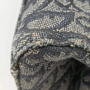 Pre-owned Christian Dior Trotter Mini Navy x Gray Jacquard shoulderbag | stylenewstar