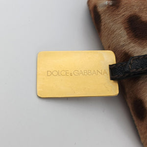 Pre-owned Dolce & Gabbana Leopard print Multicolour ponyhair handbag | stylenewstar