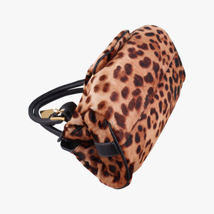 Pre-owned Dolce & Gabbana Leopard print Multicolour ponyhair handbag | stylenewstar