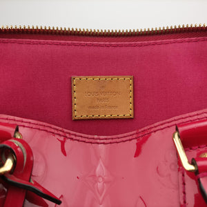 Pre-owned Louis Vuitton Alma PM pomme d'amour Vernis M90096 handbag | stylenewstar