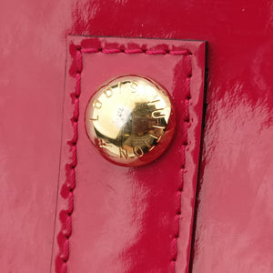 Pre-owned Louis Vuitton Alma PM pomme d'amour Vernis M90096 handbag | stylenewstar