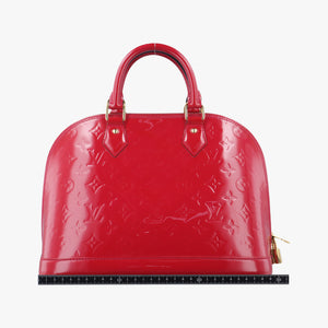 Vintage Louis Vuitton Alma PM pomme d'amour Vernis M90096 handbag | stylenewstar