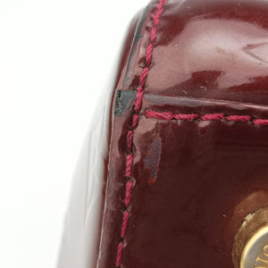 Pre-owned Louis Vuitton Bréa MM Amarante Vernis M91619 handbag | stylenewstar